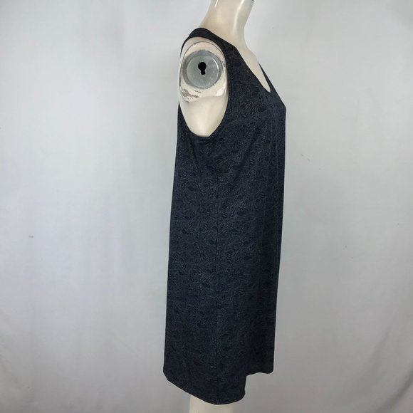 MOUNTAIN HARDWEAR - WOMEN'S MEDIUM - BLUE SLEEVELESS  SUMMER LIGHTWEIGHT DRESS - Picture 2 of 5